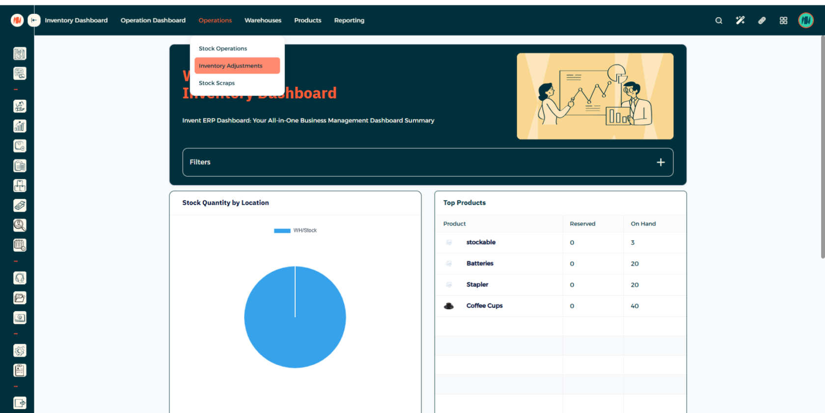 Step 3 - Perform Inventory Adjustment