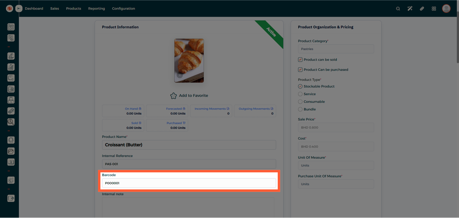 Step 3 - Enable VAT Barcode