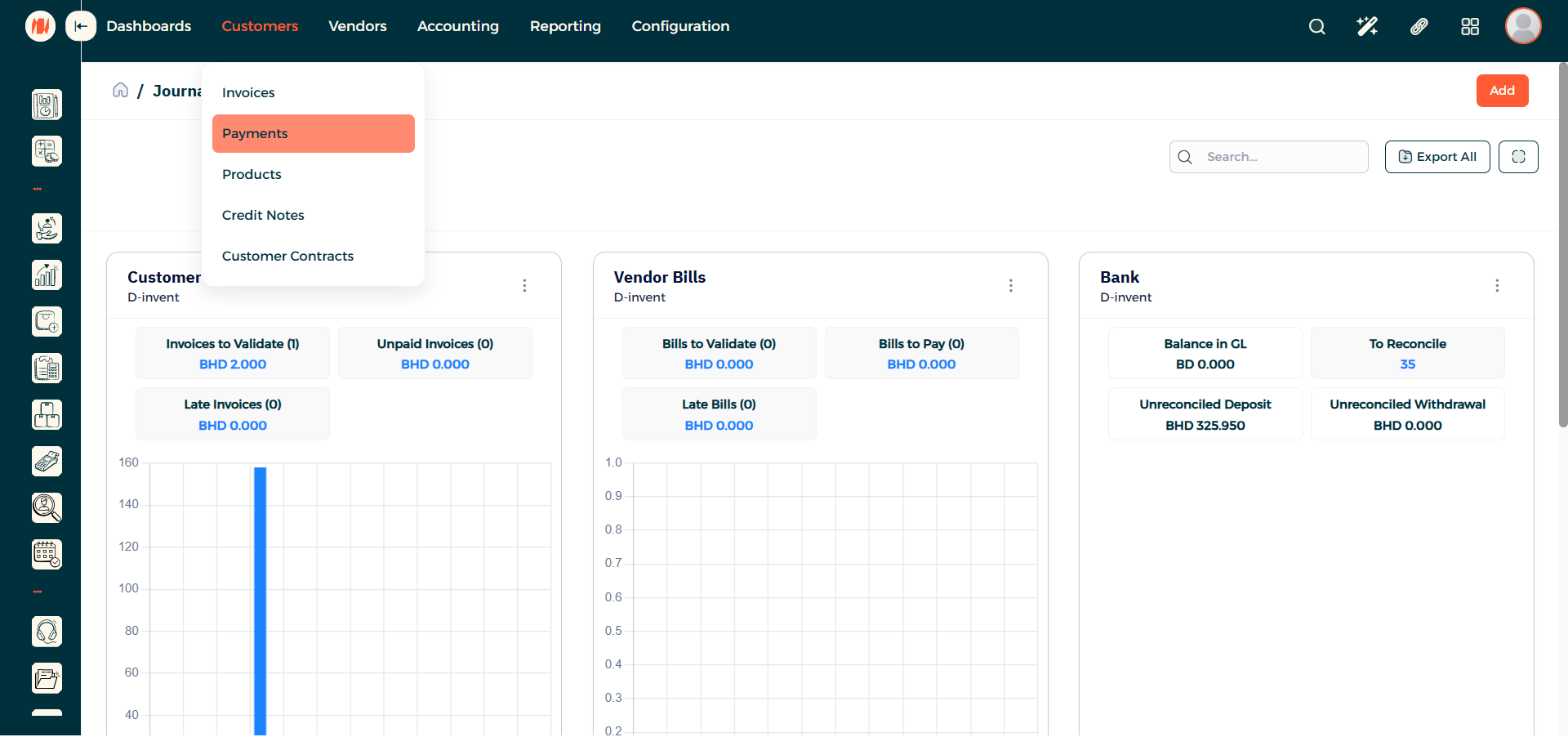 Step 2 - Add Customer Payment