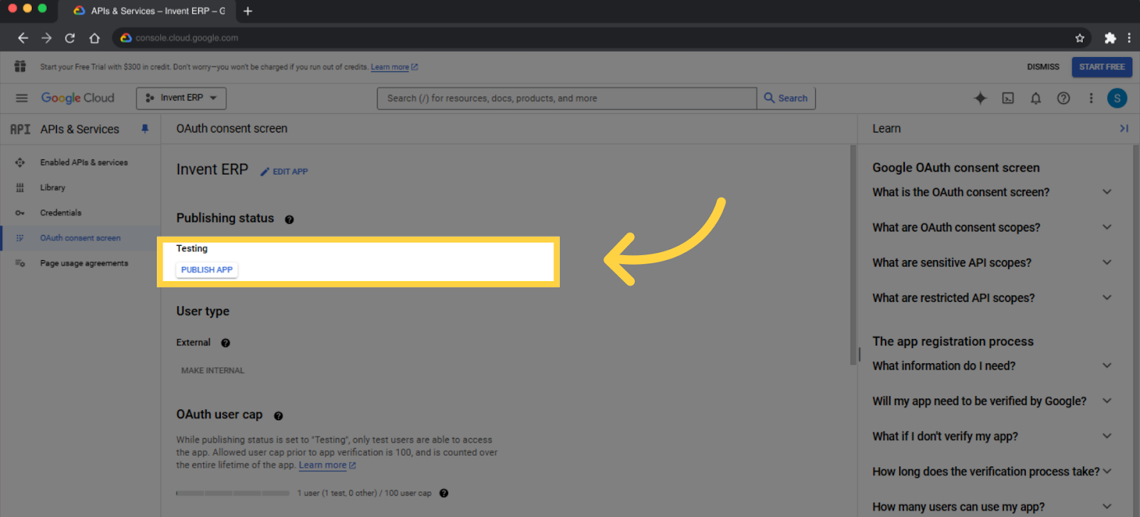 Step 23 - Google OAuth