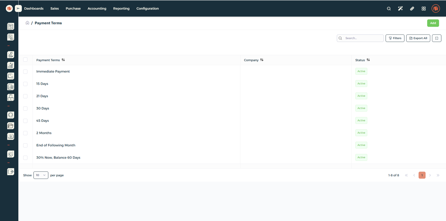 Step 3 - Manage All Terms